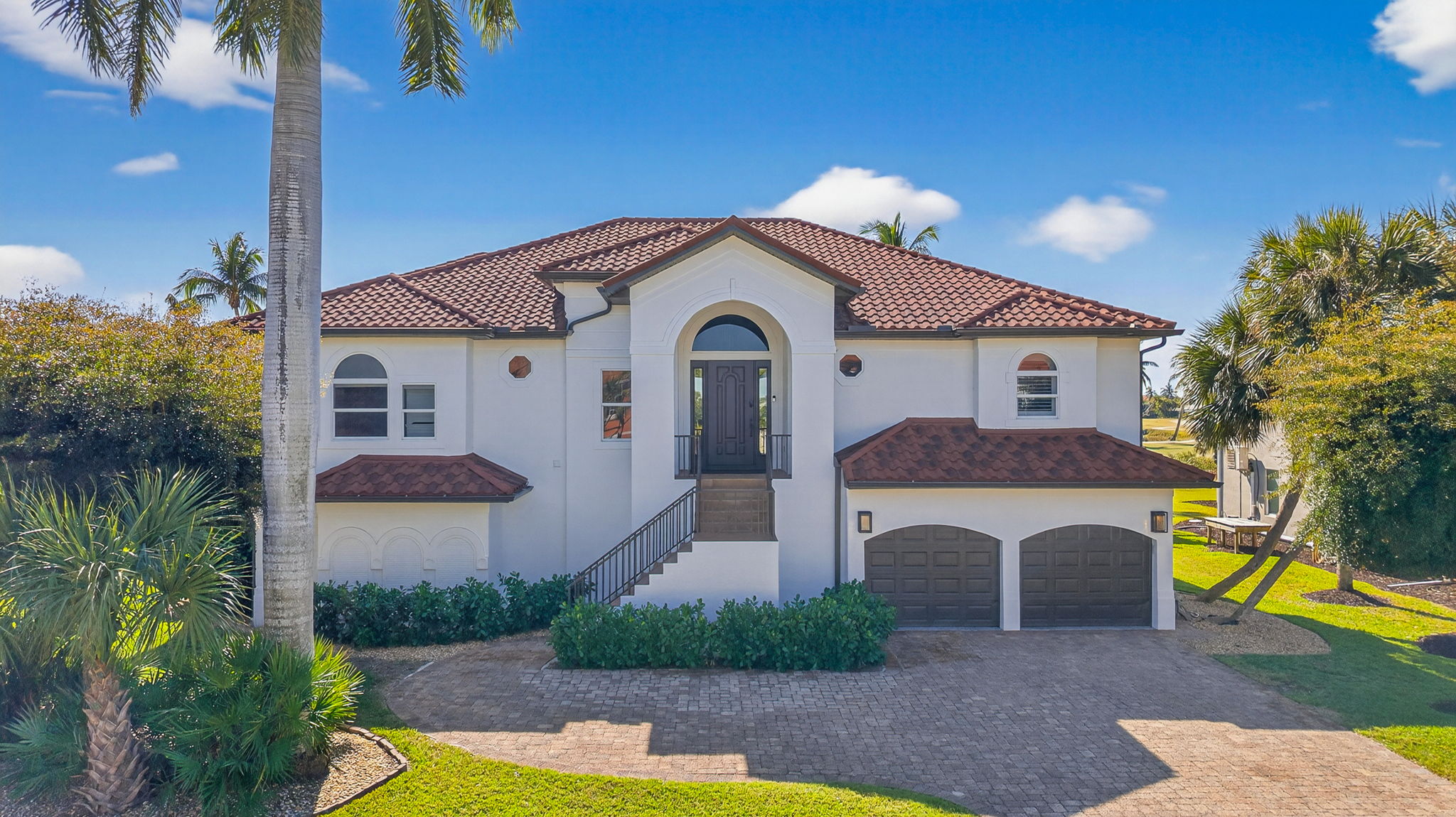 Aerial Front Exterior