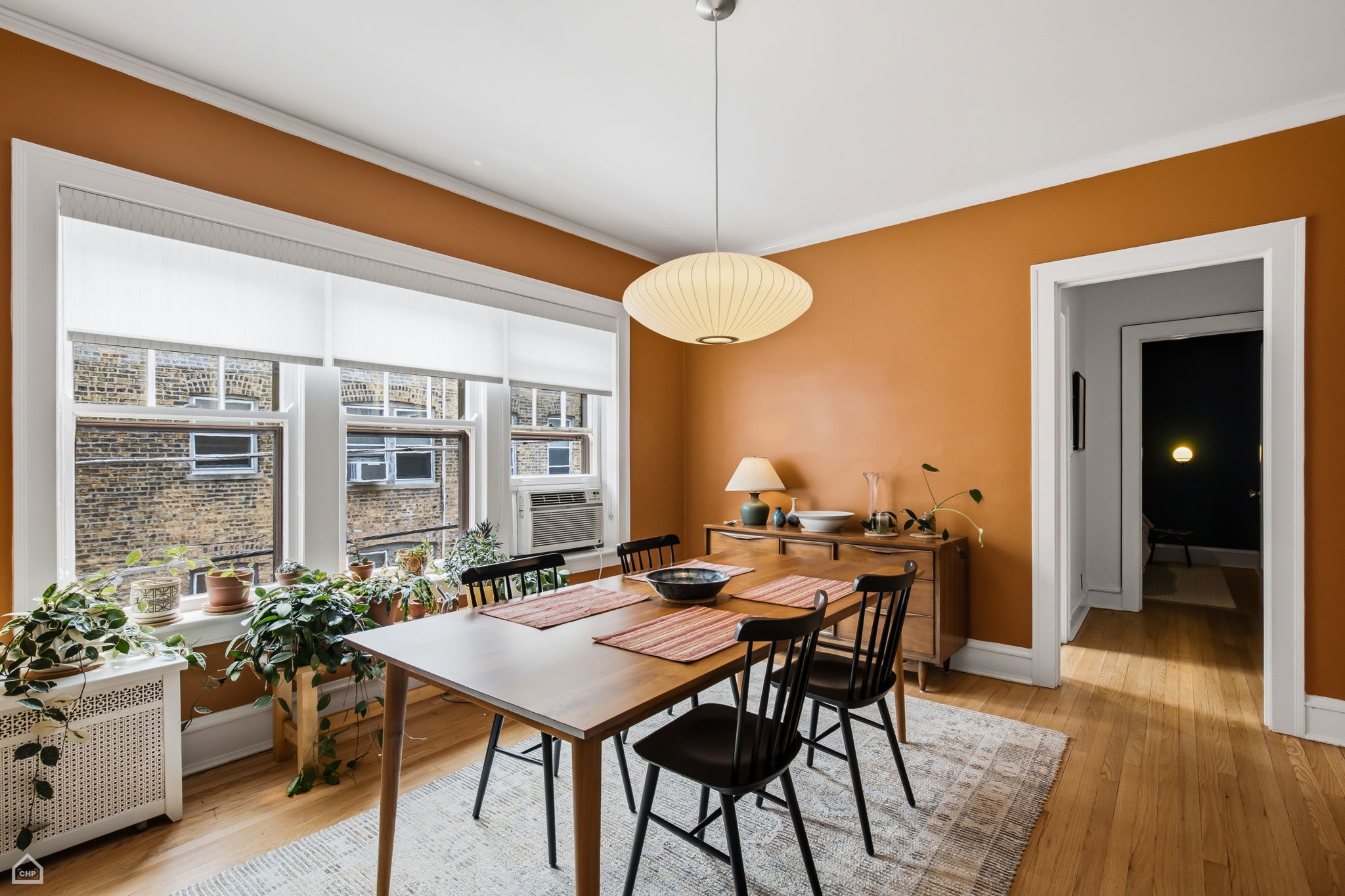 Bright and inviting dining room
