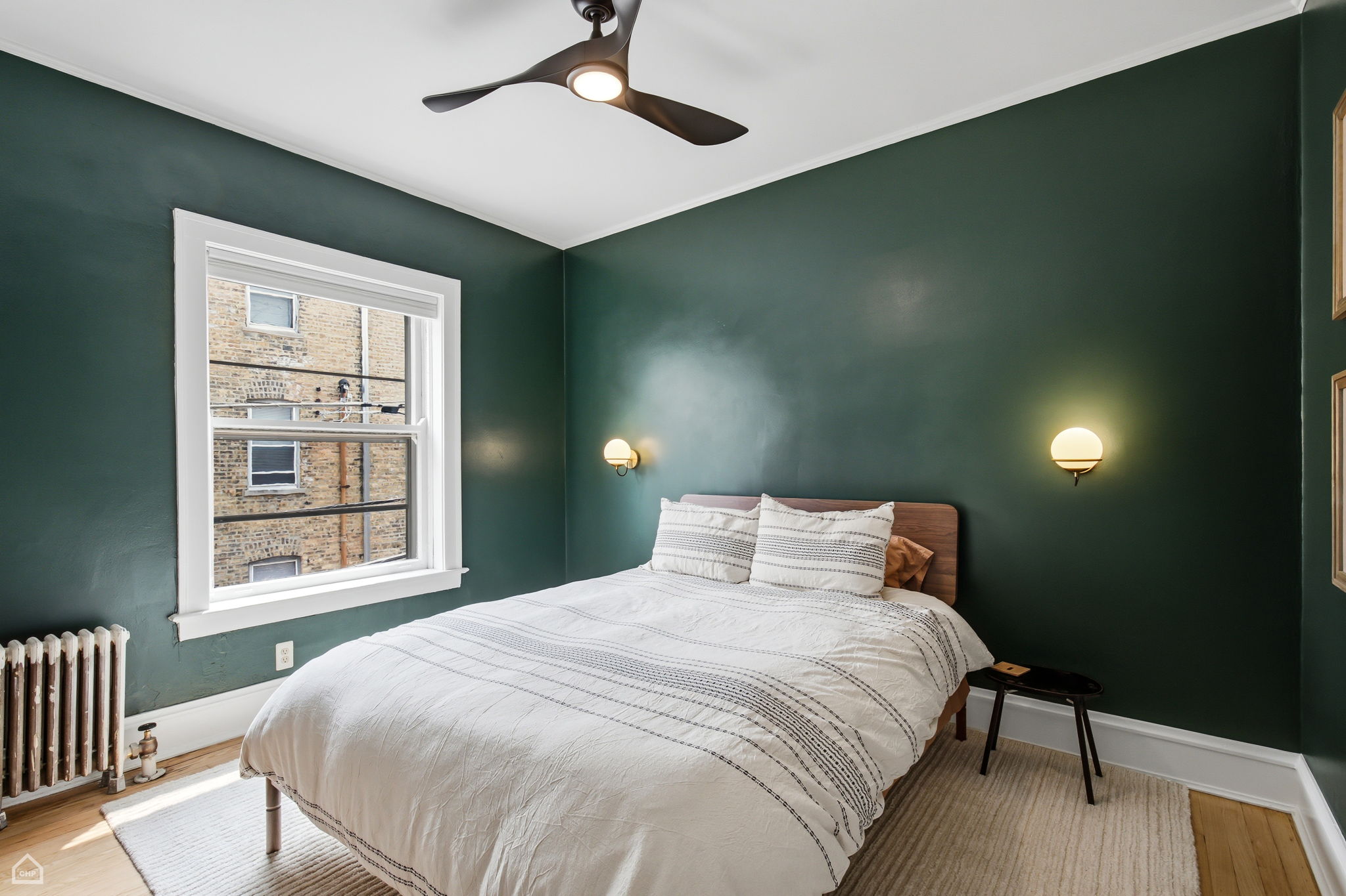 Generously sized bedroom