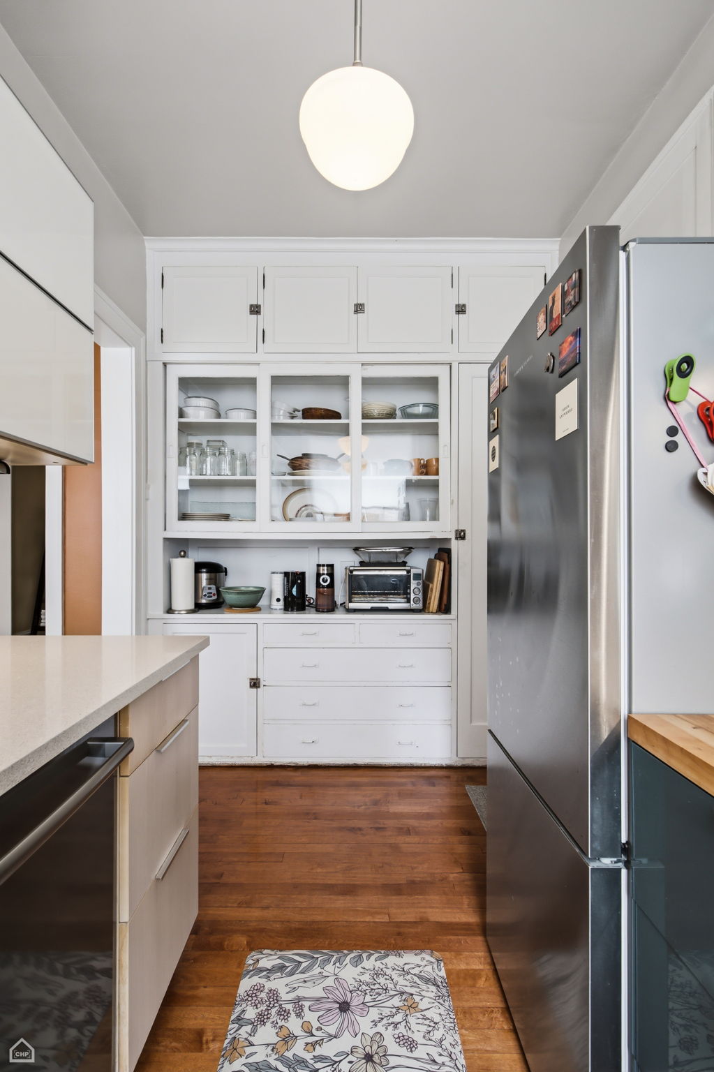 Vintage touch with original built-ins