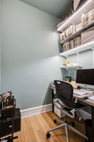 Clever closet conversion to home office
