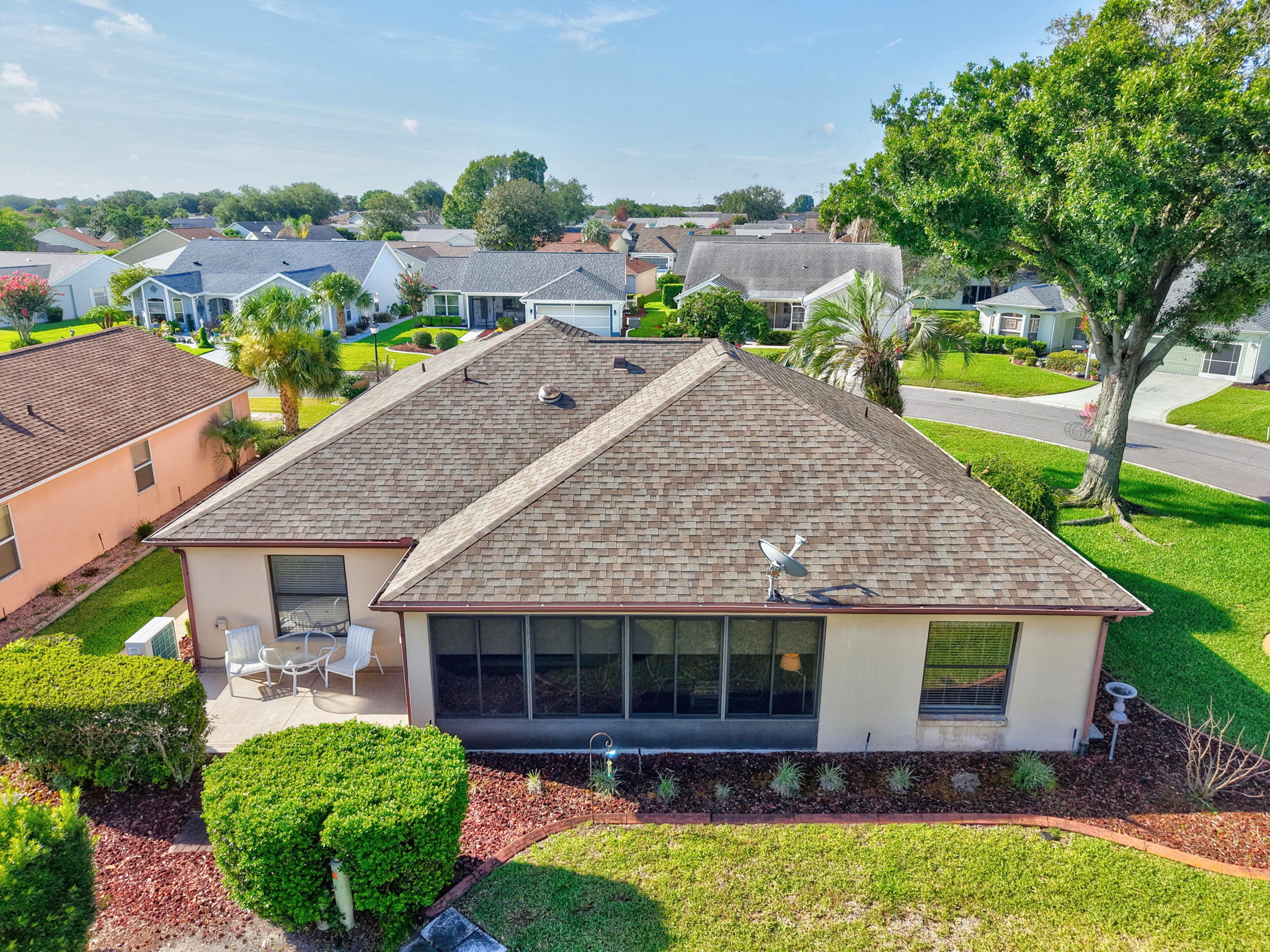 Aerial Rear Elevation