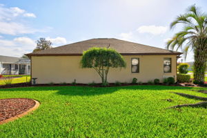 Side Elevation with Large Corner Lot