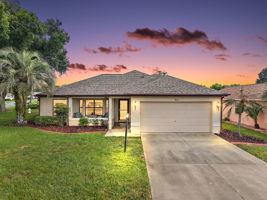 Twilight Front Elevation