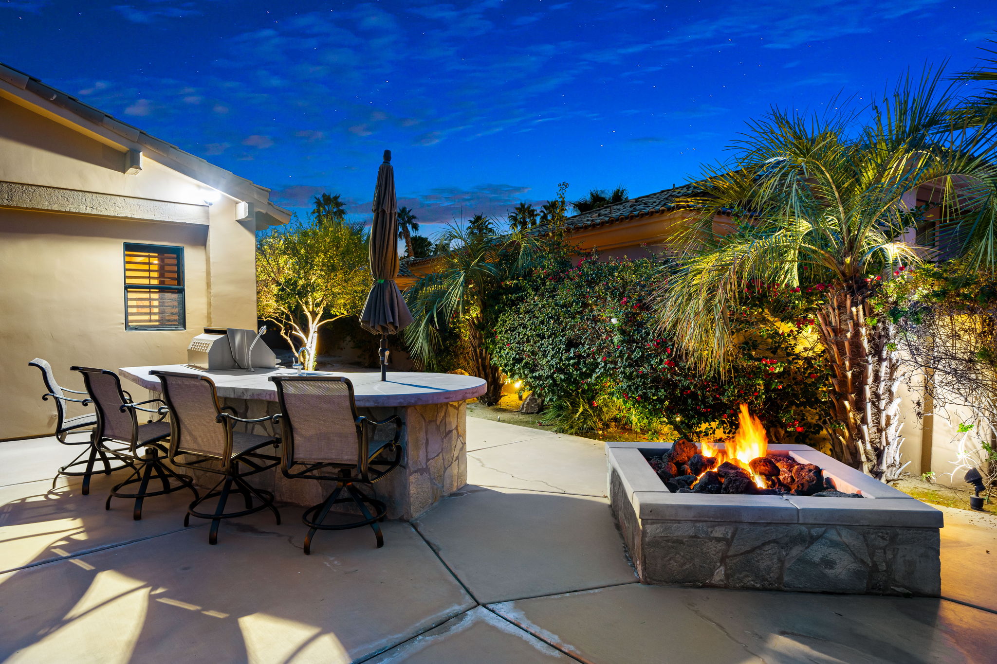 BBQ Island and Firepit