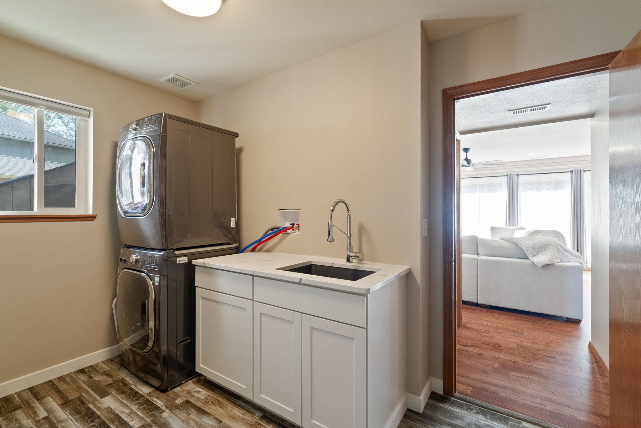 Laundry Room with Utility Sink