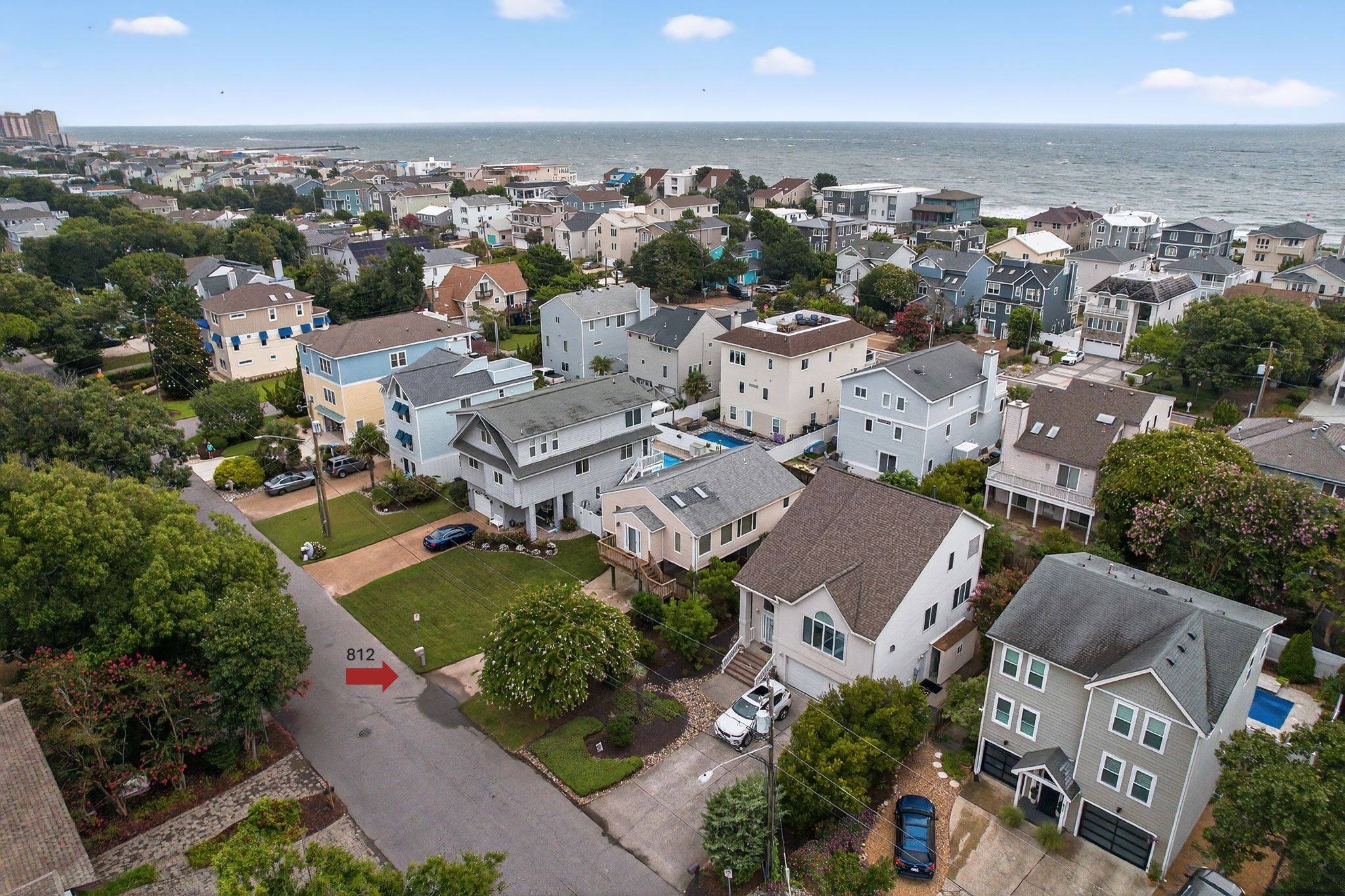 Overhead View Looking toward Croatan Beach
