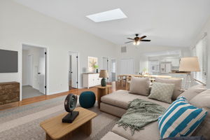 Living/Dining Room-Virtually Staged