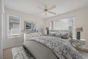 Primary Bedroom-Virtually Staged