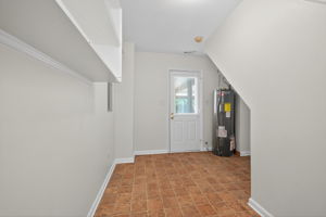 First Floor Entry and Laundry
