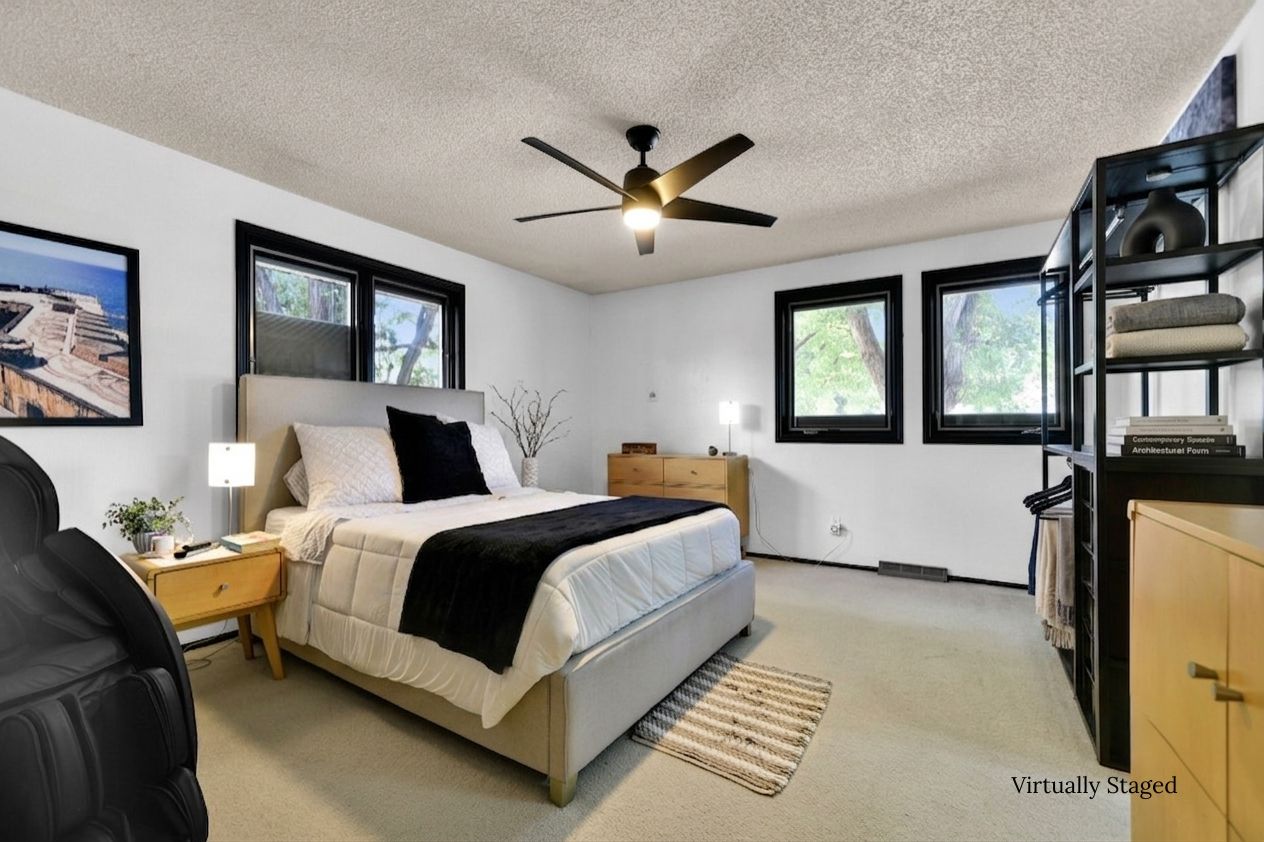 Primary Bedroom with Natural Light