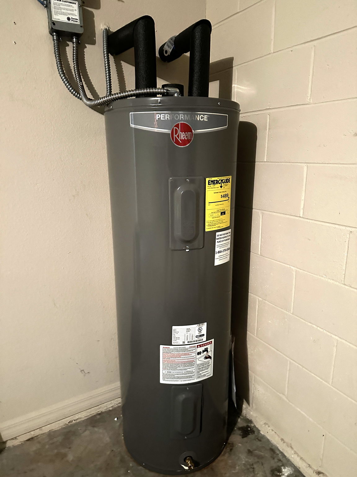 Water heater replaced August 2026