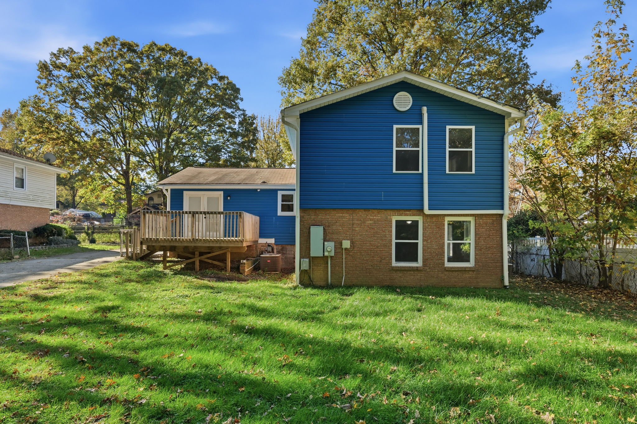 Home is very well maintained and the backyard is lush