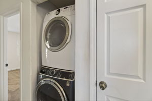 Downstairs Unit A laundry