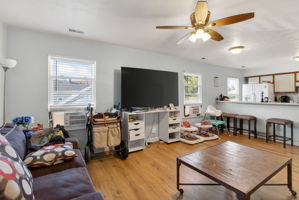 Upstairs Unit B Living Room