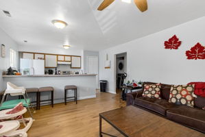 Upstairs Unit B Living Room