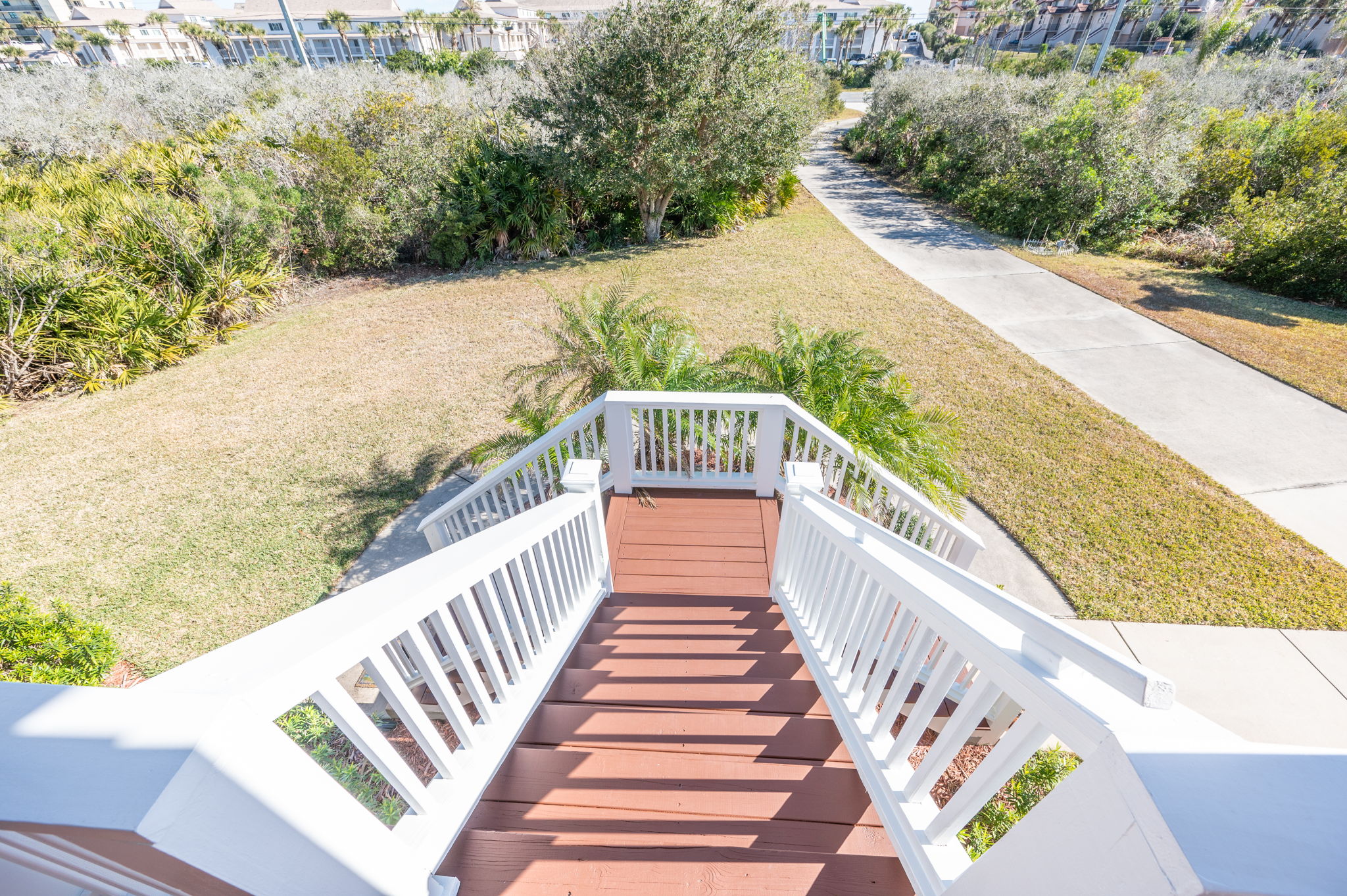 Stairways to front door