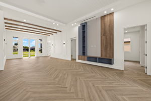 Virtual Staging - Living Room and Dining Room, add a seating area across the dining room table