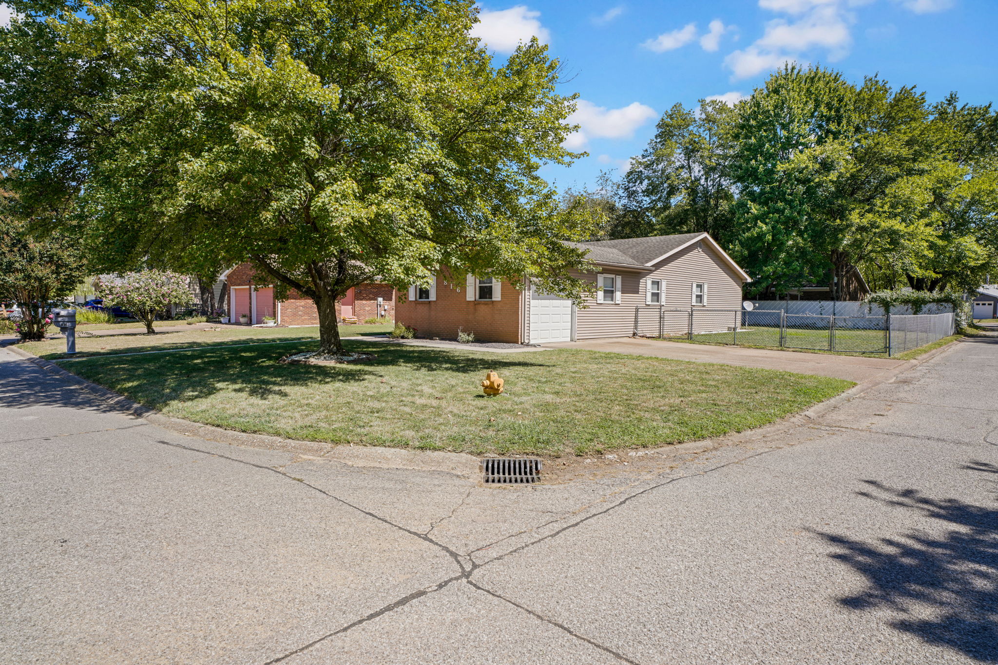 Corner Lot Deep in Neighborhood