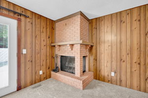 Wood Burning Fireplace