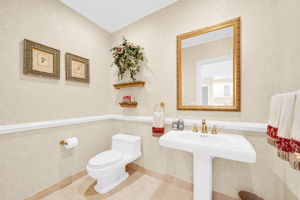 Second first Floor Powder Room.