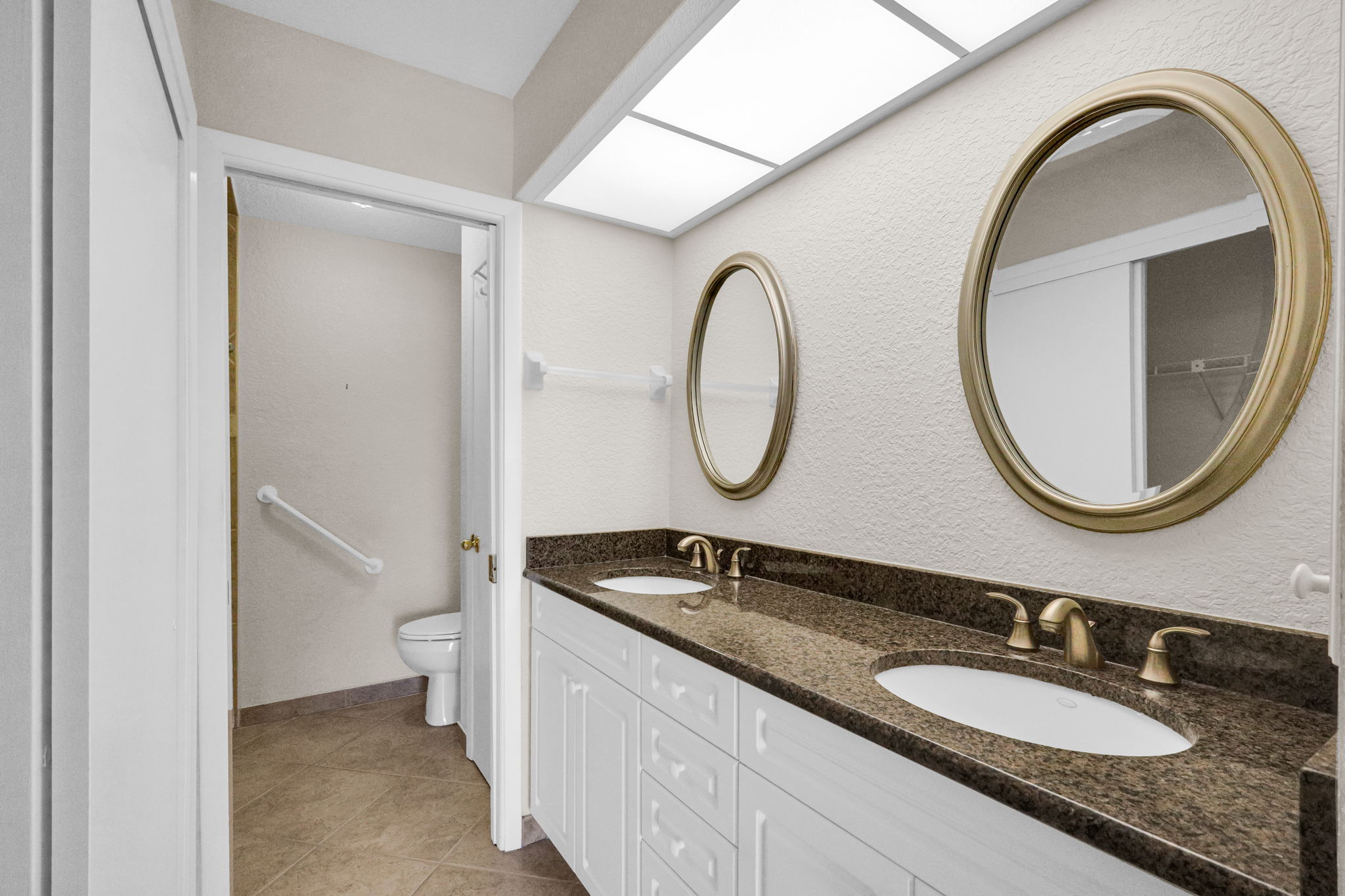 Primary Bath with dual vanities