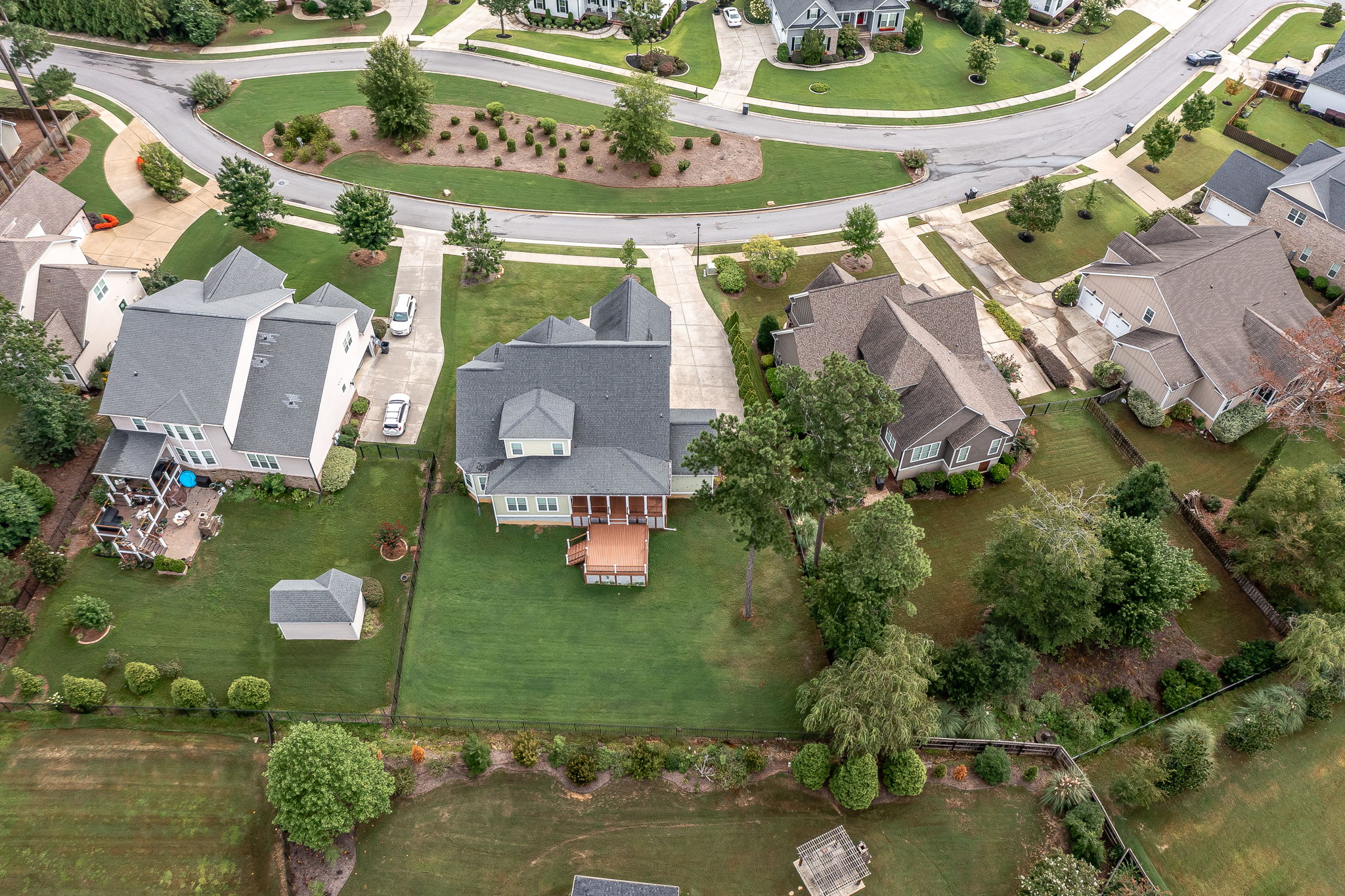 Aerial View Of Home