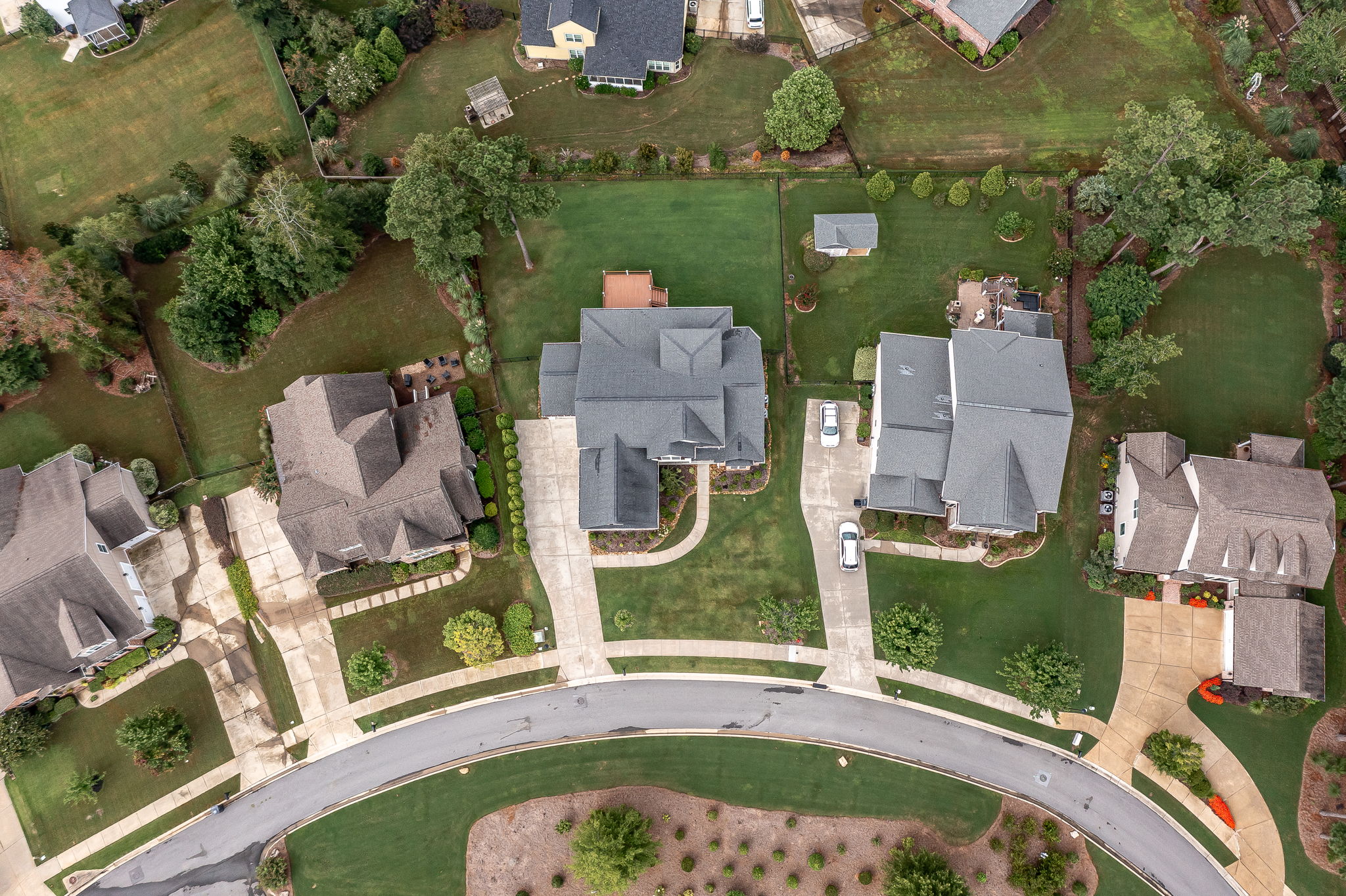 Aerial View Of Home