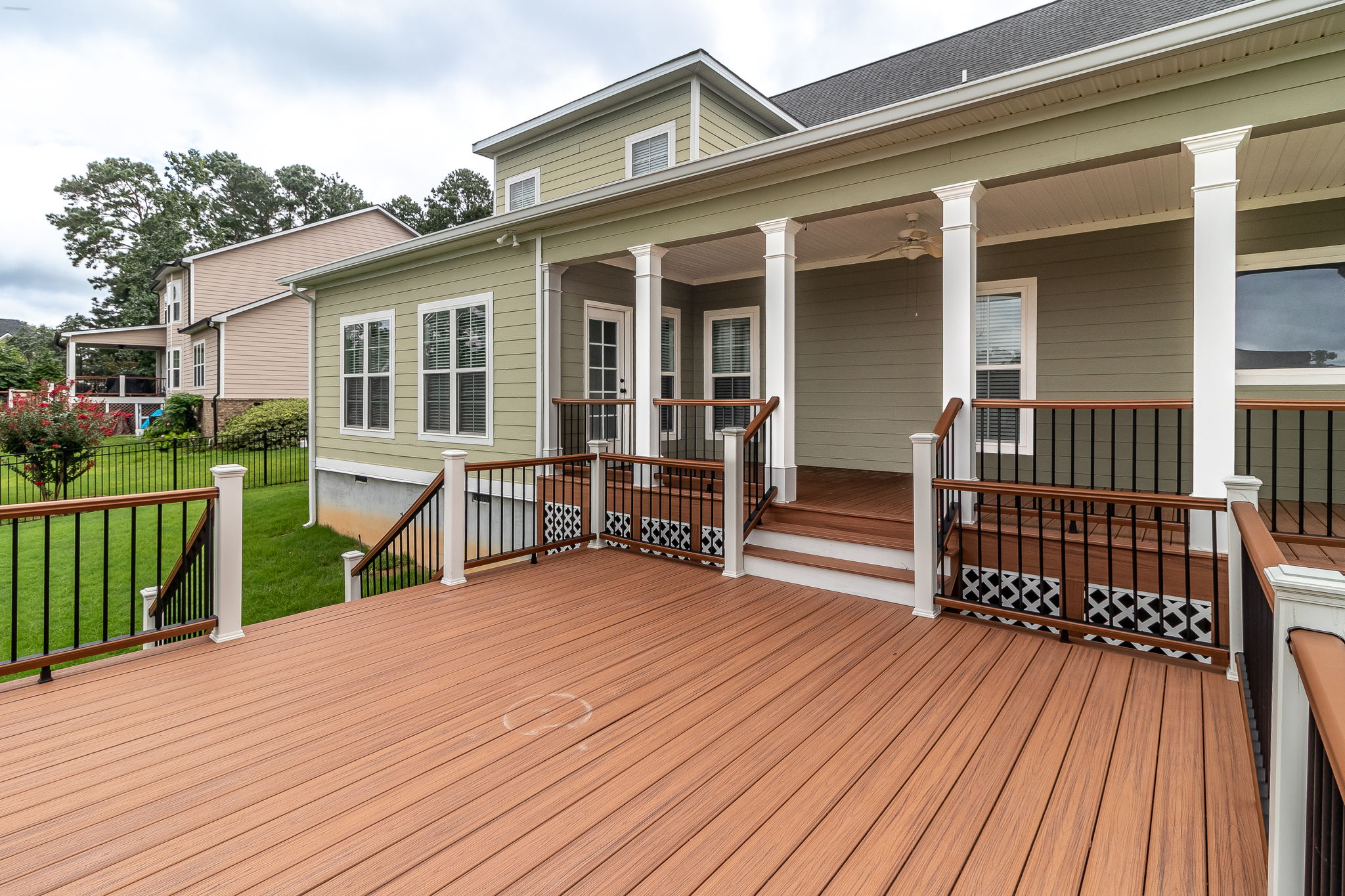 Back Deck &  Covered Porch