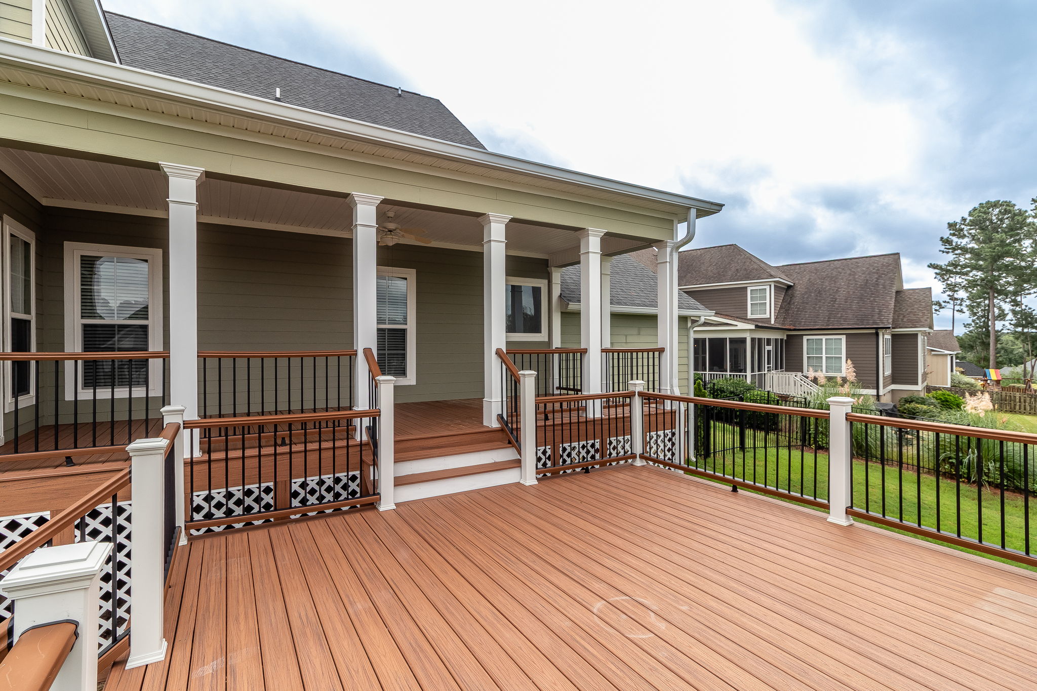 Back Deck &  Covered Porch