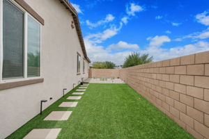 Side Yard Grass and Garden