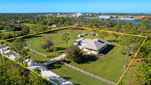 Aerial Front Exterior 2 of 2 -Lot Lines