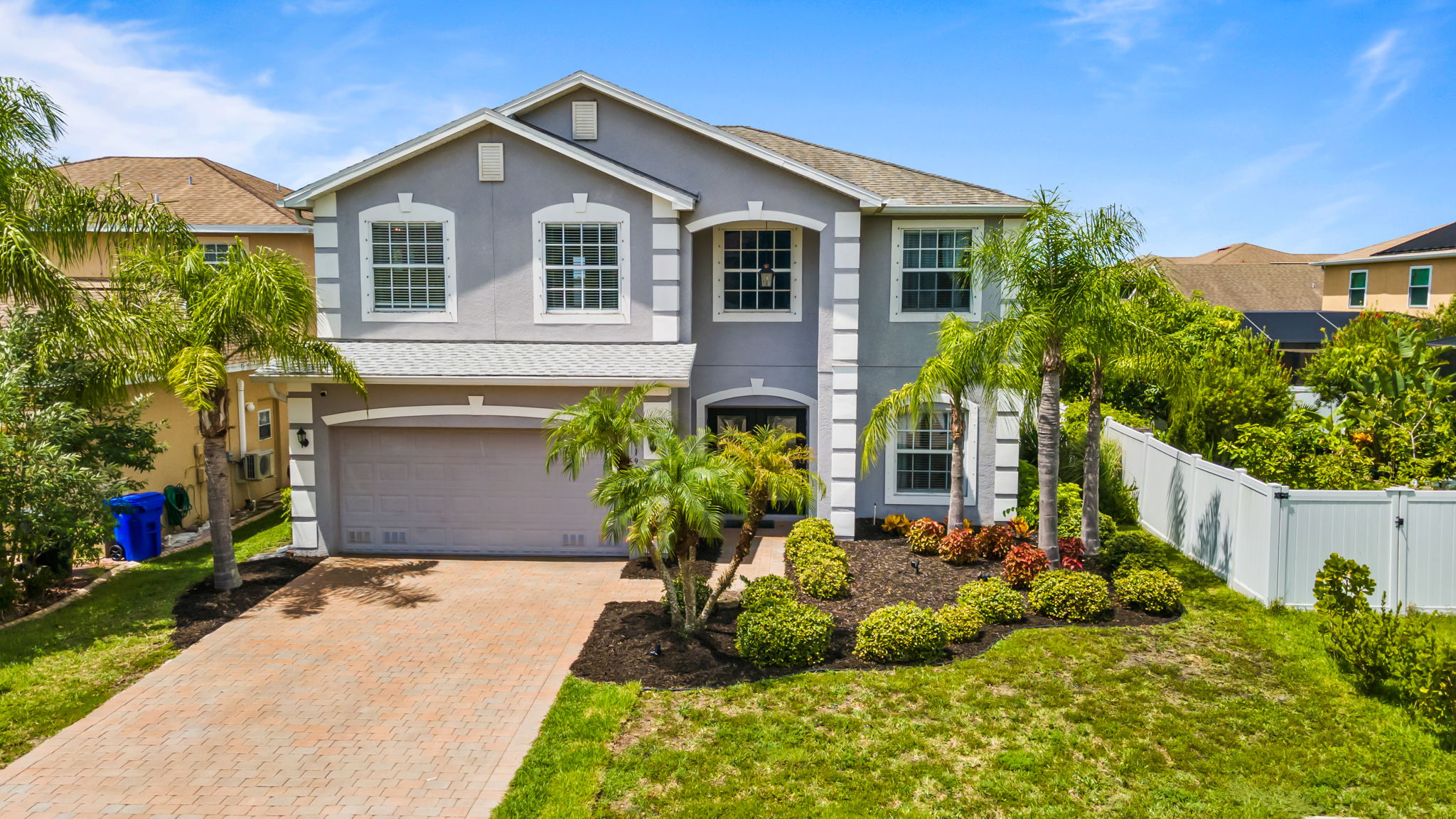 Aerial Front Exterior