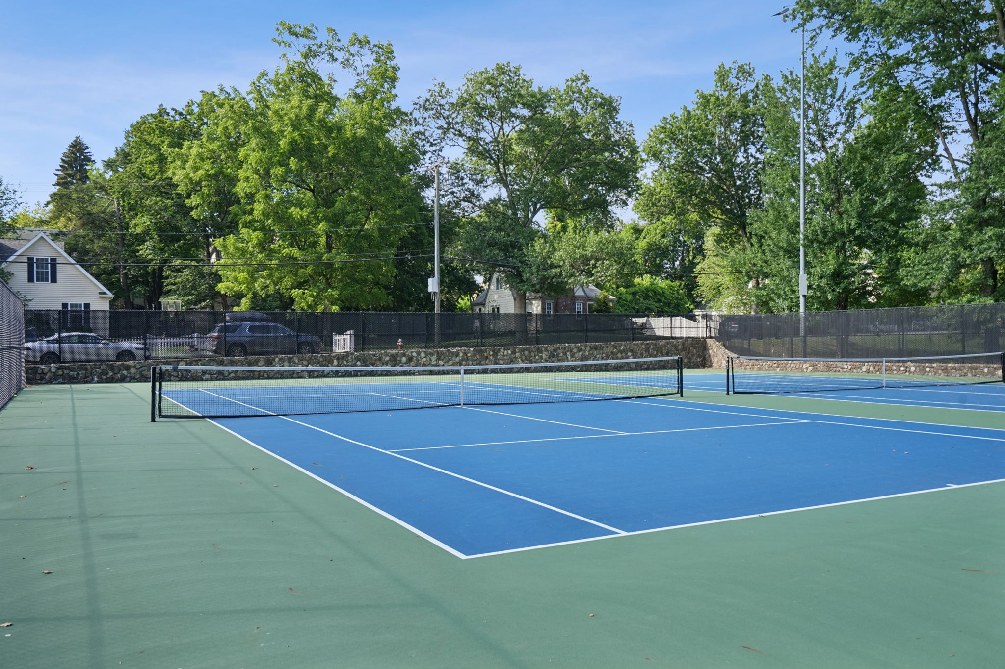 Public Tennis Courts at Grover Cleveland Park.