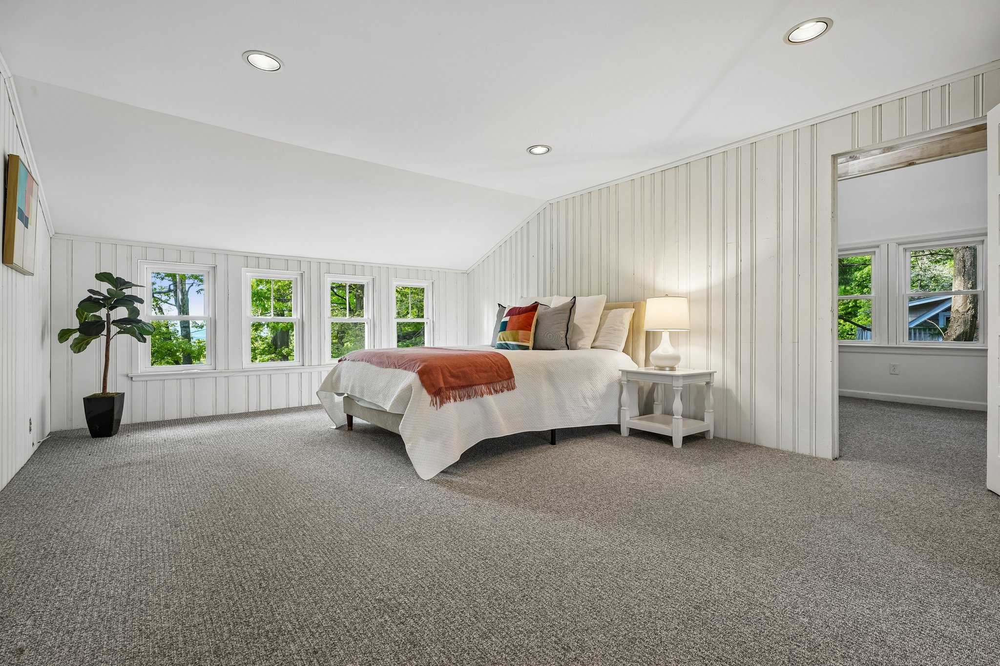 3rd floor Bedroom 4 with adjacent office or sitting area.