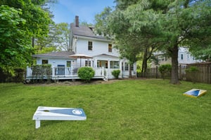 Plenty of room to fine-tune your cornhole game, set up the soccer nets, host epic wiffle ball tournaments.