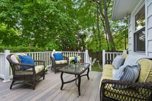 This expansive deck was made for gathering, lingering, and soaking in the kind of peaceful outdoor living that feels worlds away from the city.