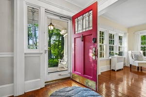 Some doors don’t just welcome you home - they introduce you to the soul of the house. The original leaded glass at 82 Arlington catches the light like jewelry, offering a first glimpse of the warmth, charm, and stories waiting inside.
