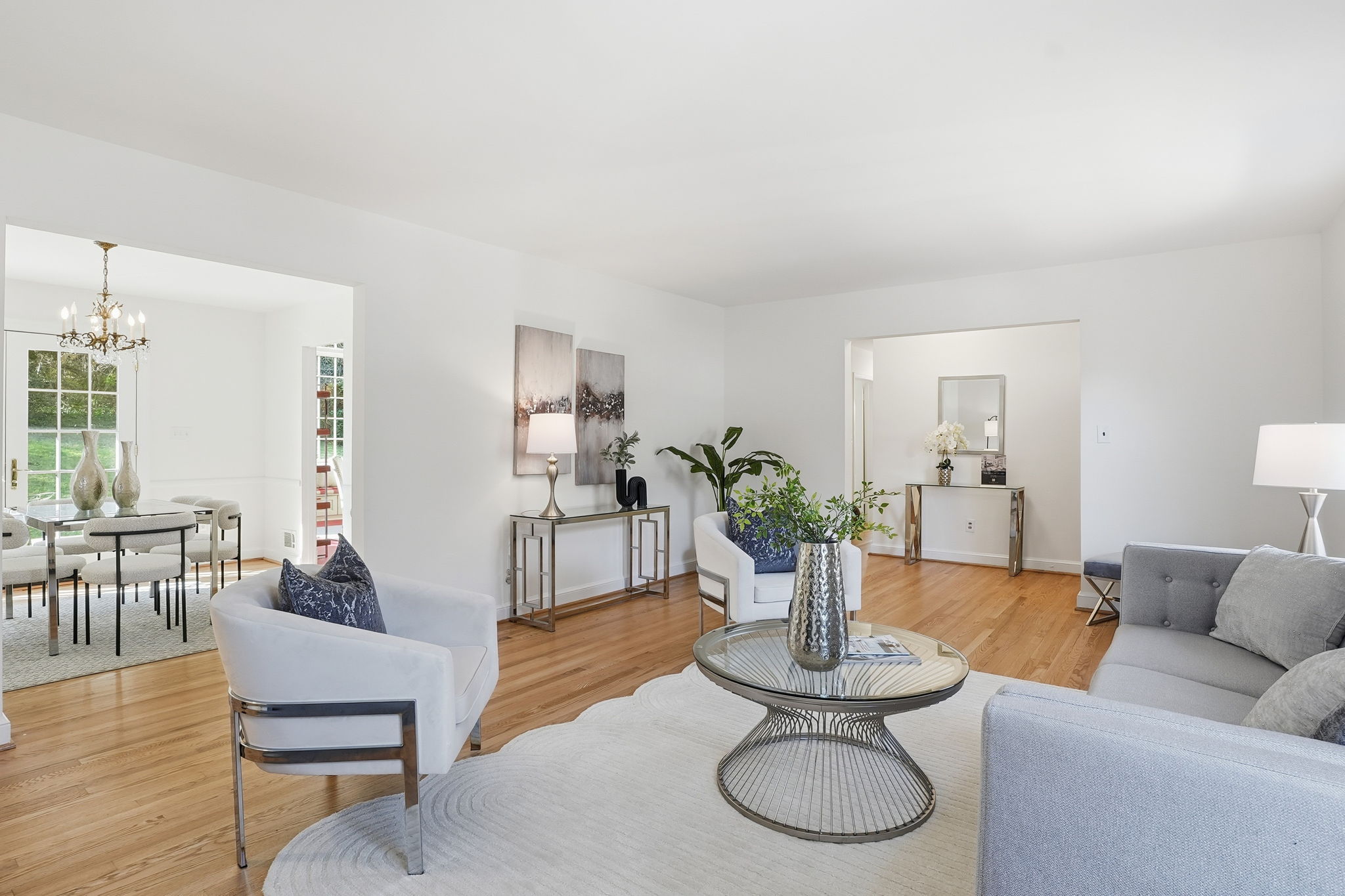 Living Room Open to Dining Room