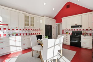 Vaulted Ceiling Kitchen