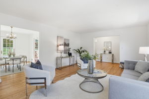 Living Room Open to Dining Room