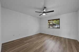 Primary bedroom on main level.