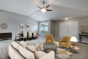Virtually Staged Living/Dining