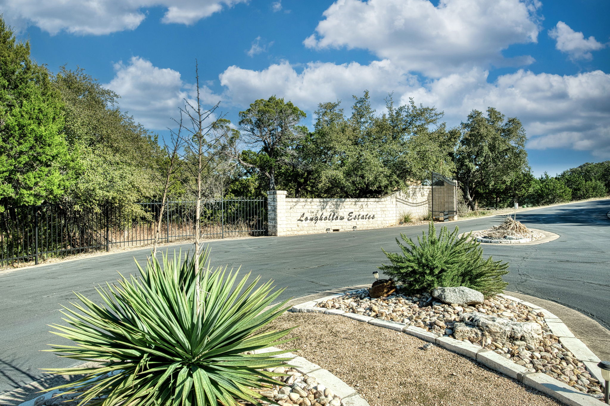 Community Gated Entrance