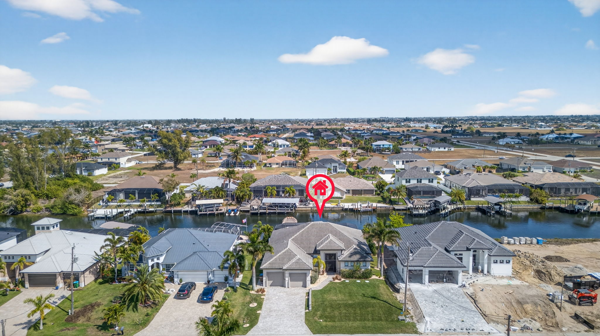 Aerial Front Exterior 2 - marker