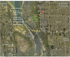 Map of 821 NW 38th Ave.