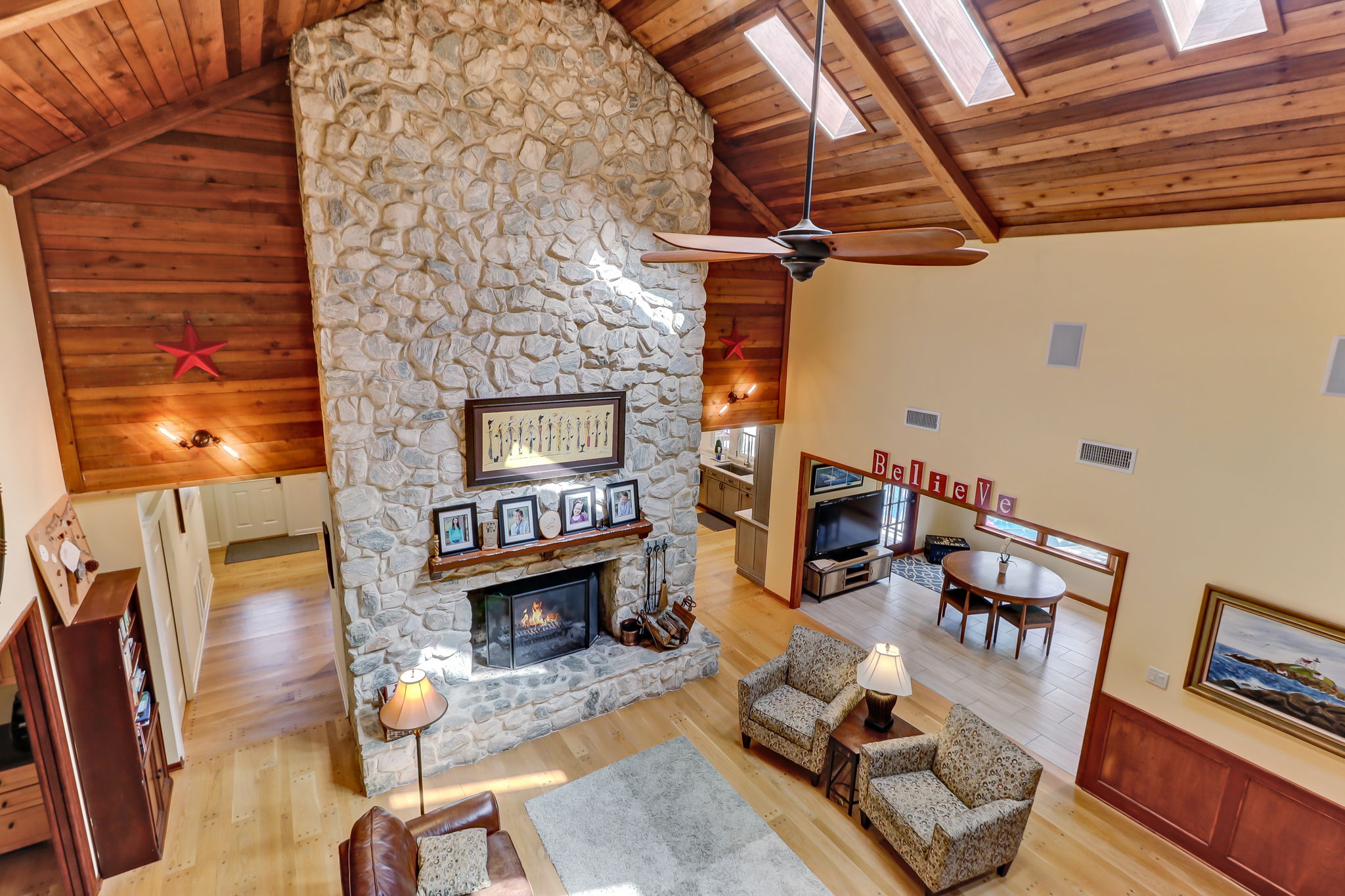 Looking Down from Loft