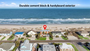 Constructed with solid cement block, hardyboard siding and a durable galvanized metal roof (2018) ...