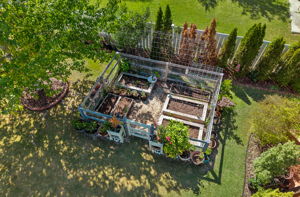 Raised Bed Enclosed Vegetable Garden