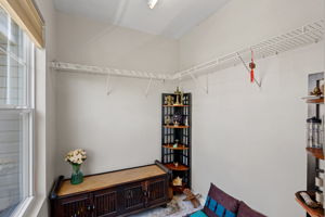 Marble Flex Space or Bedroom #4 Walk-In Closet with Window